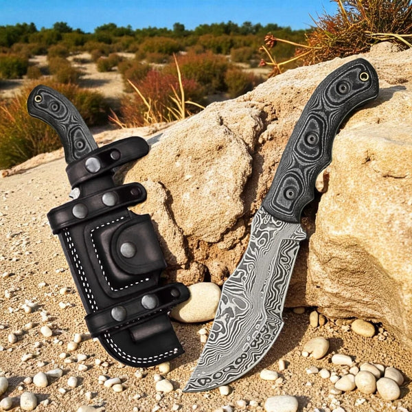 Tom Brown Inspired Damascus Tracker Knife "11