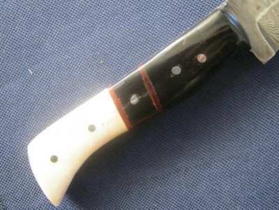 Spear Point Damscus Steel Pocket Knife