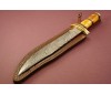Damascus Steel Hunting Knife with sheath