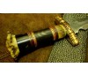 Damascus Steel Fantasy Dagger handle2