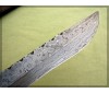Steel Damascus Bowie Knife blade