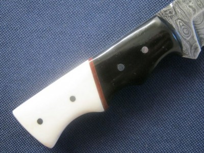 Custom Made Damascus Pocket Knife