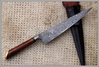 Damascus Custom Criollo Knife