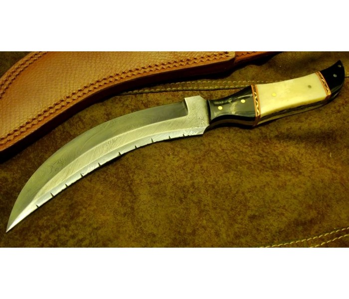 damascus steel blade knife 1